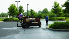 'It's tough to keep equipment clean in this business but we try our hardest,' says Al Harris. 'It's nice when you're running down the road to a job; it looks like a military convoy. I see that sometimes and I remember what I had when I started and it makes you feel pretty good.'