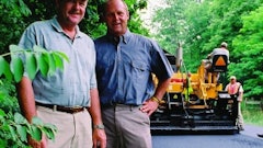 Triangle Asphalt Paving's edge in the market is that brothers Steve (left) and John Day are owners who work in the field.