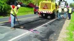 Among the features of BOMAG America's 1300 mill is its operator-selected coordinated steering system that enables the operator to steer using the front two tracks, the rear two tracks, or all four tracks simultaneously.