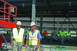 Paul Albanelli, left, and Wayne Albanelli, right, run Albanelli Cement Contractors in Livonia, Mich. The current economy has driven the commercial building contractors to look beyond their usual focus to secure jobs in renovation, municipal projects and DOT-type jobs.
