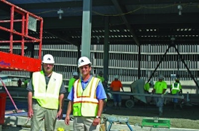 Paul Albanelli, left, and Wayne Albanelli, right, run Albanelli Cement Contractors in Livonia, Mich. The current economy has driven the commercial building contractors to look beyond their usual focus to secure jobs in renovation, municipal projects and DOT-type jobs.