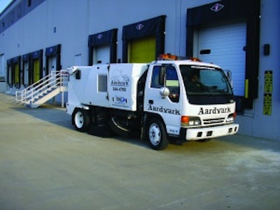 Aardvark Sweeping Service, Memphis, TN, builds its business and develops its employees by stressing safety, quality, and 400 minutes a shift.