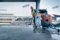 Concrete cutting produces dust which can contain silica, a harmful compound when exposed in air. To keep employees safe on the jobsite, follow OSHA regulations for controlling dust exposure.