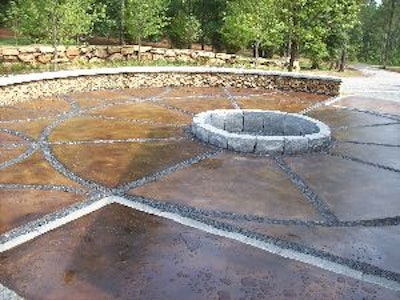 The overall feeling was to have a natural, meadow like, traditional surrounding to a barn that will be used in a non-traditional way as a lodge and entertaining space.
