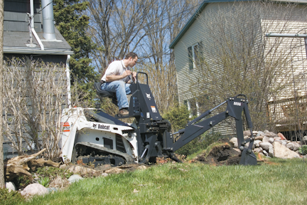 M06 Backhoe Attachment From Bobcat Co For Construction Pros