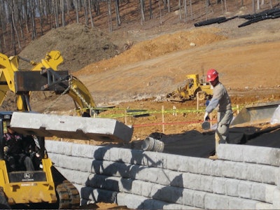 Concrete retaining walls can be an easy service for contractors to add to their businesses thanks to forms such as World Block.