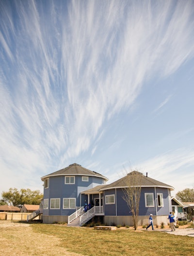 This LEED Platinum home in Westwego, La., was built by Deltec Homes for 'Extreme Makeover: Home Edition.'
