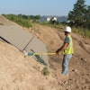 When working on inclines, roller screeds are the way to go, manufacturers say. They are lightweight and easily pulled on slopes.