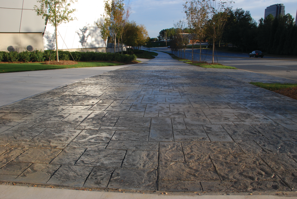 Imprinted Concrete/Concrete Imprinting Mats Twin Brick Soldier Border Mat 