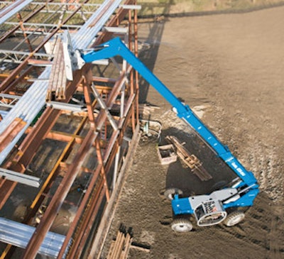 To ensure you have the right telehandler for the application, determine the weight of the material, the height of the lift and the reach required, then compare these criteria to the lift and reach capabilities of the machine.