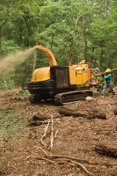 Chippers are very efficient at getting rid of above-ground material, but they are more sensitive to dirt and foreign debris than grinders.