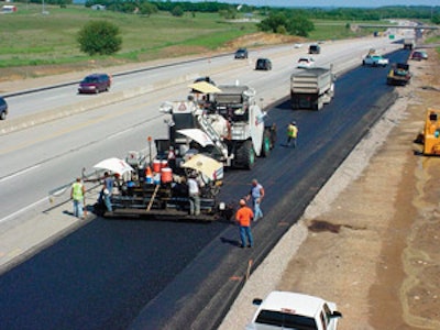 KTA used rolling road blocks instead of road closures to add a third travel lane in both directions of the 12.6-mile project between the East Topeka Toll Plaza 183 and the Lecompton Toll Plaza 197.