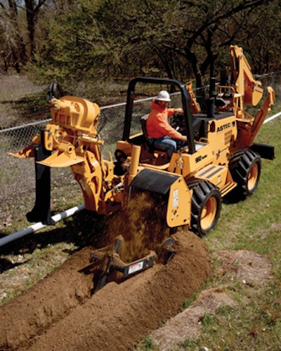 The proper attachments can turn a tractor into an efficient do-it-all utility installation tool.