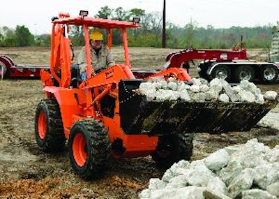 When sizing a loader bucket, take into account the density of the material you're trying to move.