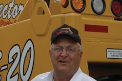 Jim Reid, Reid Laser Leveling, is using a Trimble laser system and Miskin scrapers to create a unique niche constructing pads for large greenhouse sites.