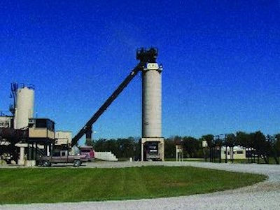API's Fort Wayne plant produces approximately 125,000 tons of asphalt per year, while the new Angola plant makes 50,000 tons.