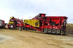 The heart of the Thompson Recycle operation is the Grasan KR1515 primary impactor with six independent hydraulic legs and hydraulic clamping/fastening for fast setup.