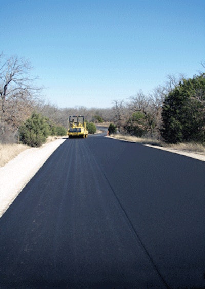 'In a setting like this, where wildlife roams freely and visitors hike throughout the park, the cooler temperature of the warm mix provided a much safer environment,' says Rick Schumann, project superintendent.