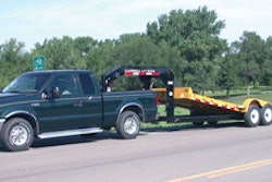 Weight distribution is important, especially on smaller utility trailers that will be pulled by smaller tow vehicles. Shown here is a Landoll model.