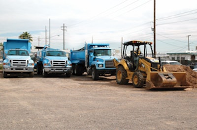 With Mack RD Series dump trucks and late-model Caterpillar earthmoving equipment, Southwest Trucking & Grading has the flexibility to tackle almost any size job.