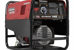 Shown here is the Lincoln Outback 145 tube-frame welder.
