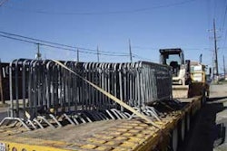 The LoJack system was used to recover construction equipment stolen from an Atlanta rental store, along with $4,000 in stolen metal police barricades.