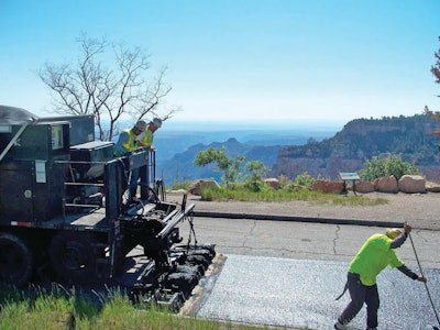 Being more than 8,000 feet above sea level created a shortened season for job completion.