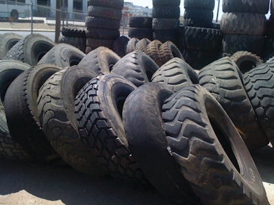 It's important to develop a company standard for indicating at what point tires should be taken out of service.