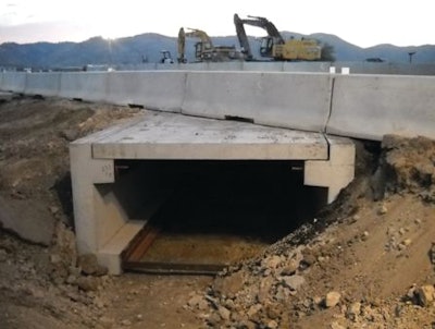 ARTBA recognized the Denver Regional Transportation District for its role in the $2.1 billion FasTracks Eagle P3, the largest transit project in the nation to utilize a full Design-Build-Finance-Operate-Maintain procurement. This I-70 tunnel is part of the project, which will add 122 miles of rail and bus rapid transit to Denver’s existing system.