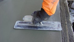 Finishers should edge along the edge form so contraction joints are easily visible for accurate sawcutting.
