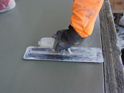 Finishers should edge along the edge form so contraction joints are easily visible for accurate sawcutting.