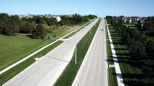 Concrete's high albedo, or solar reflectance, can reduce the amount of energy needed for artificial roadway illumination during nighttime and the amount of energy needed to cool urban environments associated with the urban heat island effect.