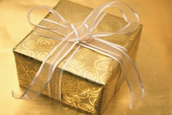 Gold Wrapped Gift 10450652