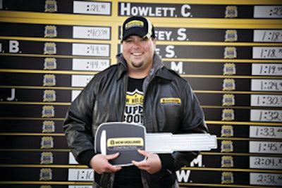 Trevor Wehage, Saskatoon, Saskatchewan, earned the title of North American Skid Steer Champion.