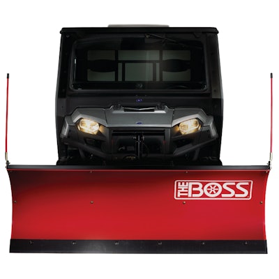 The Boss 6-ft. Poly Straight-Blade UTV Snowplow
