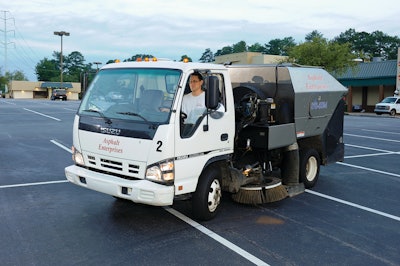“The work we get from national service providers, especially for sweeping, really makes a good fill-in on our routes,' says Sylvia Richards.