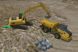 Version 2.0 now includes tasks such as trench crossing, climbing/descending benches and truck spotting from a bench.