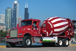 Kenworth will showcase this Kenworth W900S natural gas mixer at the World of Concrete Show in Las Vegas.