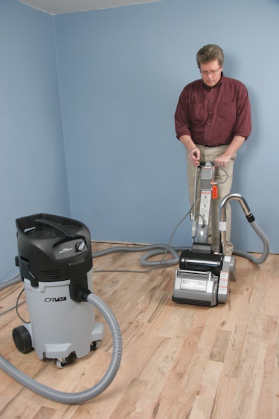 Containment vacuums like this one from Clarke eliminate dust when performing a wide range of sanding jobs.