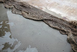 Your slurry management plan should address containment of slurry leaks and spills, such as the use of jute mesh, above, floc logs, and absorbent socks or pads.