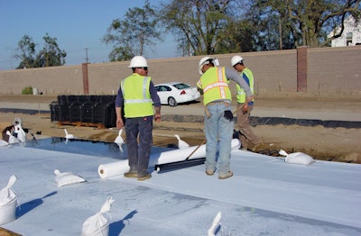 Wet curing blanket manufacturers offer special tools to help contractors remove wrinkles and air bubbles during application.