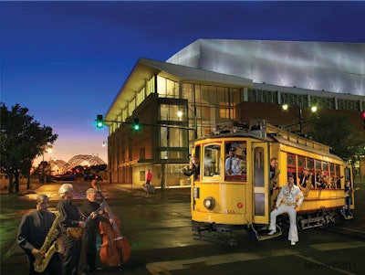 Cookand Cannon Centerwithtrolleyelvisandbandwith J Kcredit Webversion