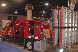 Heat Design Equipment's Patcher Truck Model P1000-2 features ten 75,000 BTU high-intensity infrared heaters.