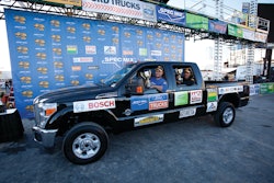 Reints' grand-prize package included a 2012 Ford F250 XLT SuperDuty, $5,000 cash and a Stihl TS420 A-EWC Cutquik cut-off saw.