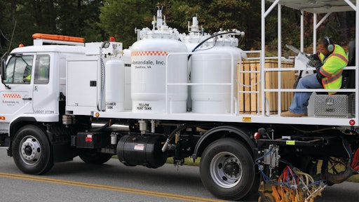 Truck Mounted Striping Equipment Pallet Stripers Long Line Striping Long Line Pavement Marking For Construction Pros