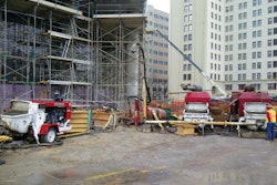 C&C Concrete Pumping enlisted two of its BSA 14000 HP-D 8-in. trailer pumps and one Thom-Katt TK 50 high pressure shotcrete/concrete pump to pump the 120,000 cu. yds. of concrete for the project.