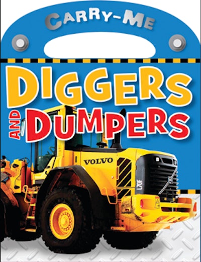 'Diggers and Dumpers' will feature images of Volvo CE's machines alongside annotated notes and facts explaining the machines' main functions.