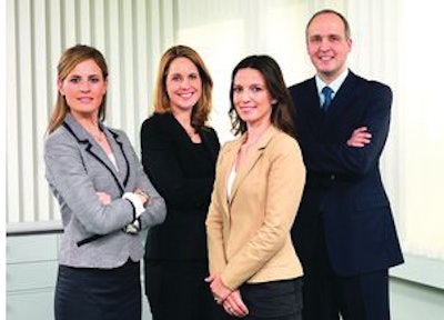 Liebherr's third generation family management, from left to right: Patricia Rüf, Stéfanie Wohlfarth, Sophie Albrecht, Jan Liebherr.