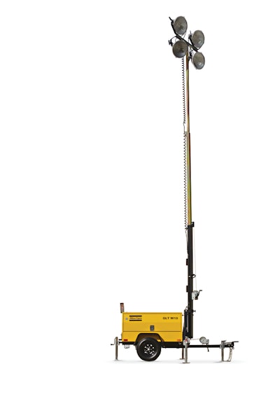 Atlas Copco's U.S.-built QLT M10 light tower