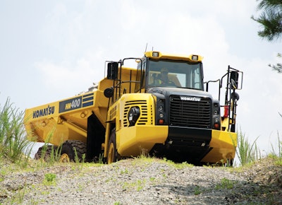 Komatsu HM400-3 articulated dump truck